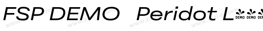 FSP DEMO   Peridot L字体转换